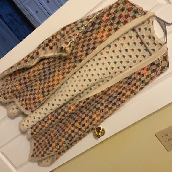 Anthropologie Akemi + Kin Rainbow Cardigan Kimono O/S One Size - Picture 7 of 7
